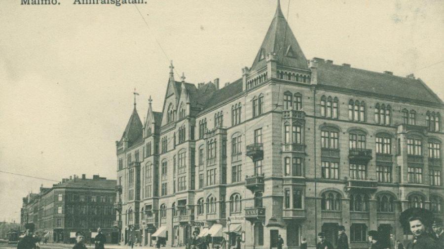 Kvarteret som det såg ut 1914